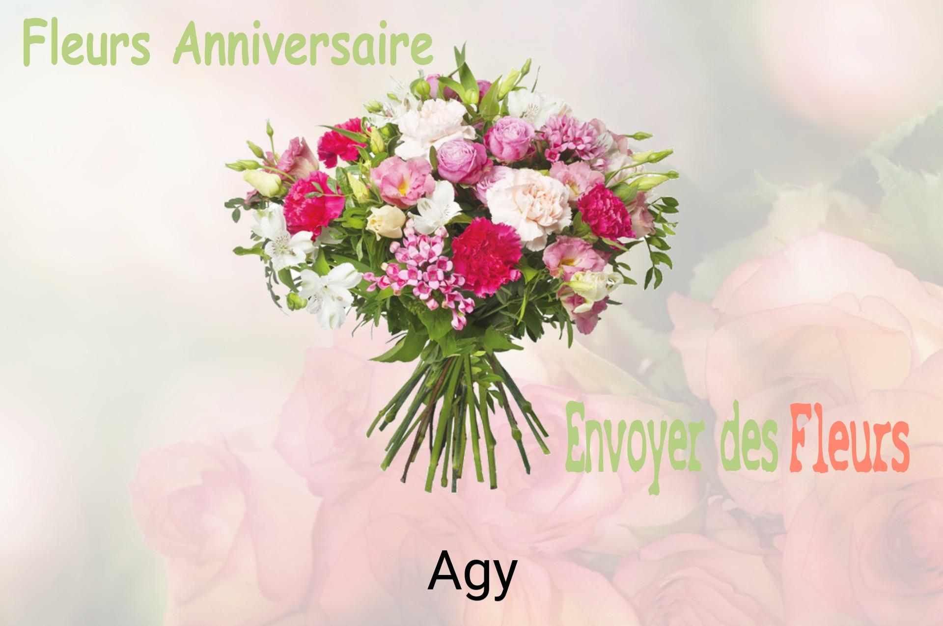 Bouquet de fleurs d’anniversaire livré à Agy